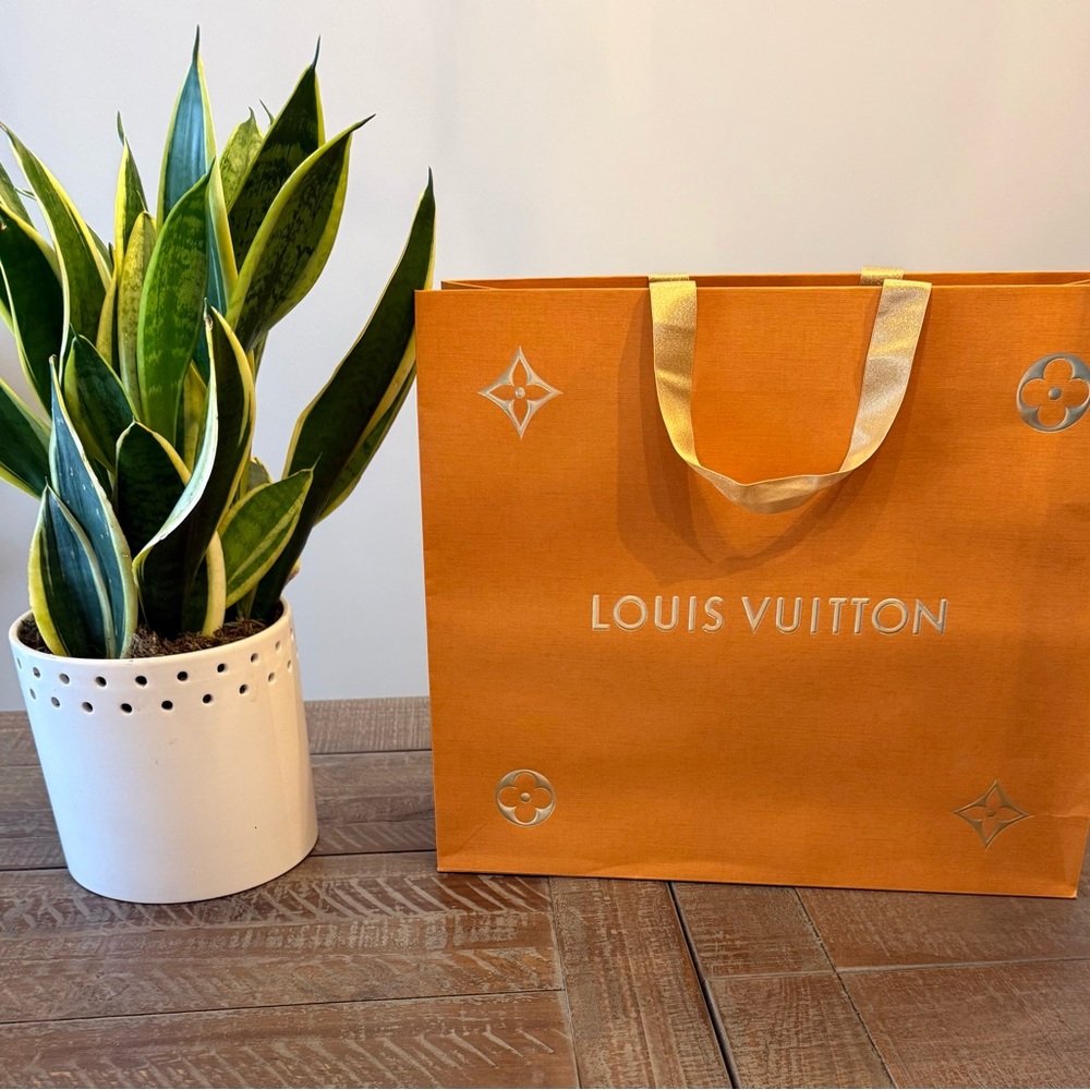 Louis Vuitton Tote Shopping Bag Excellent Condition Authentic 15 x 13.25 x 6.25